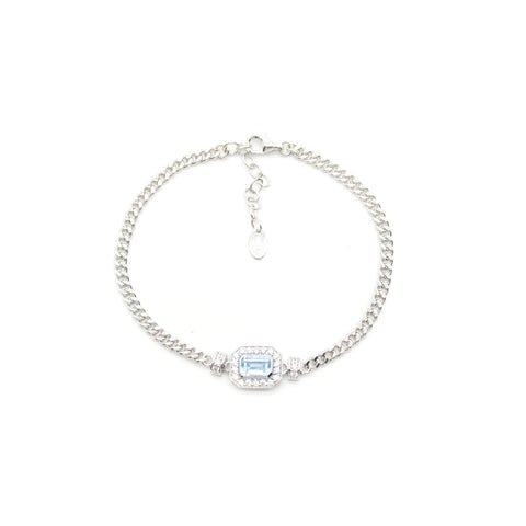 Aqua Blue Topaz Bracelets
