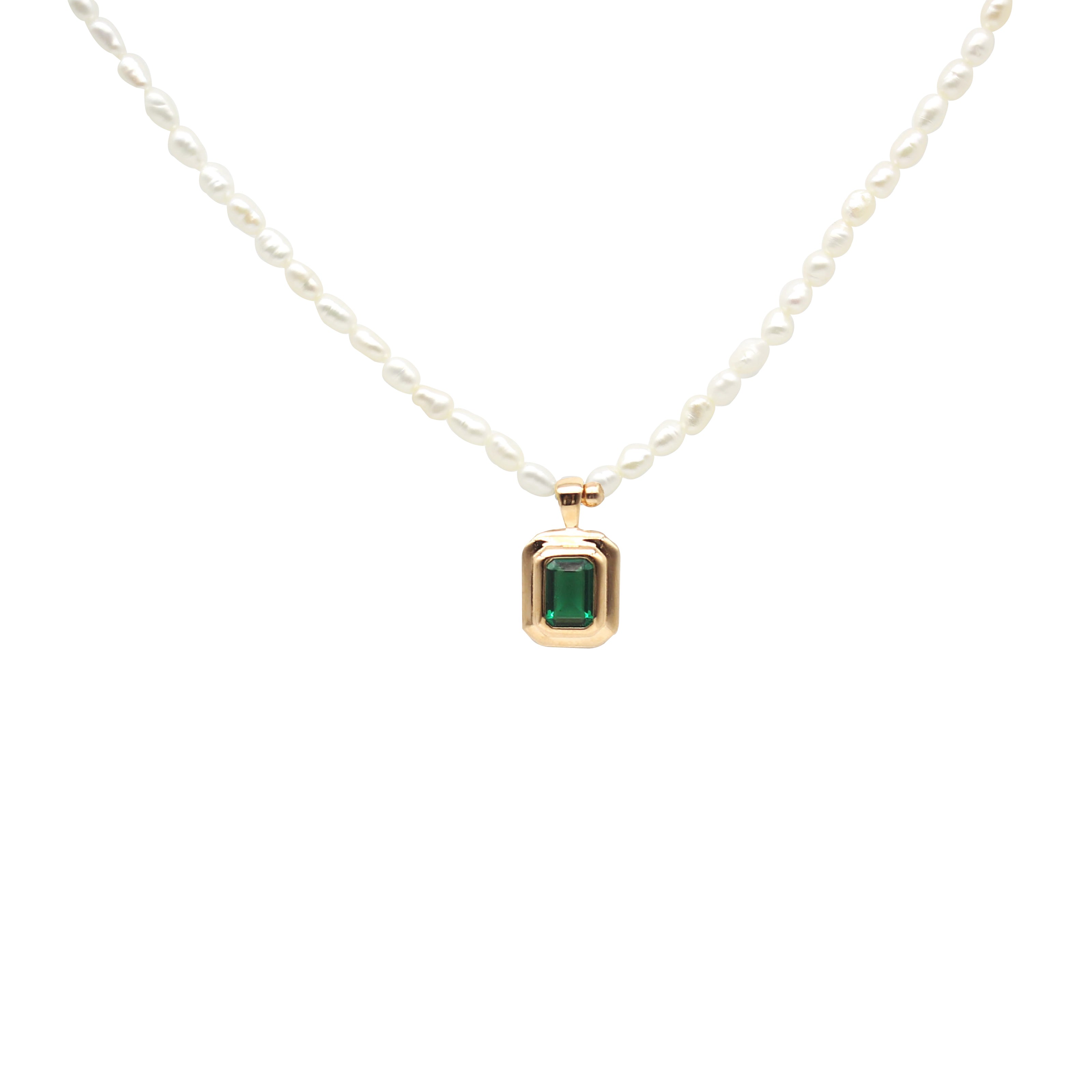 Omega Pearl Necklace
