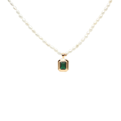 Omega Pearl Necklace