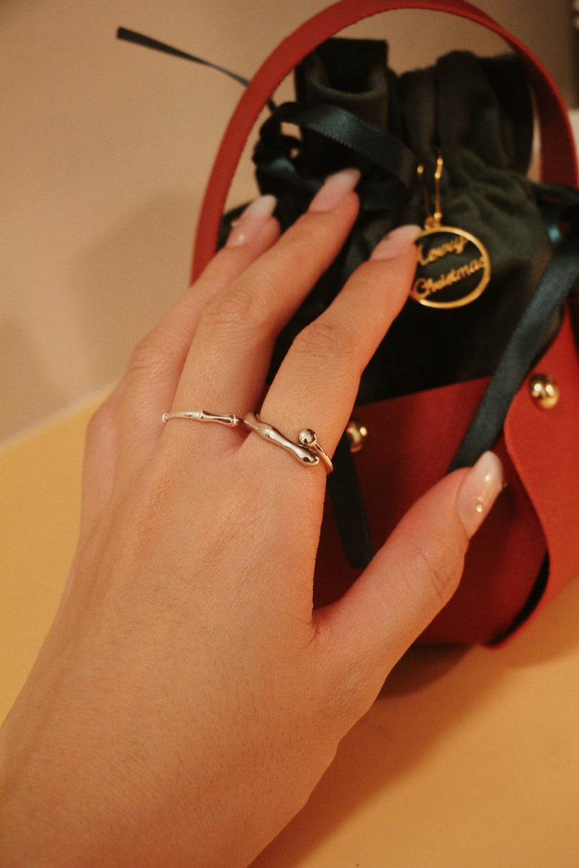 Heavy Wave Ring Silver