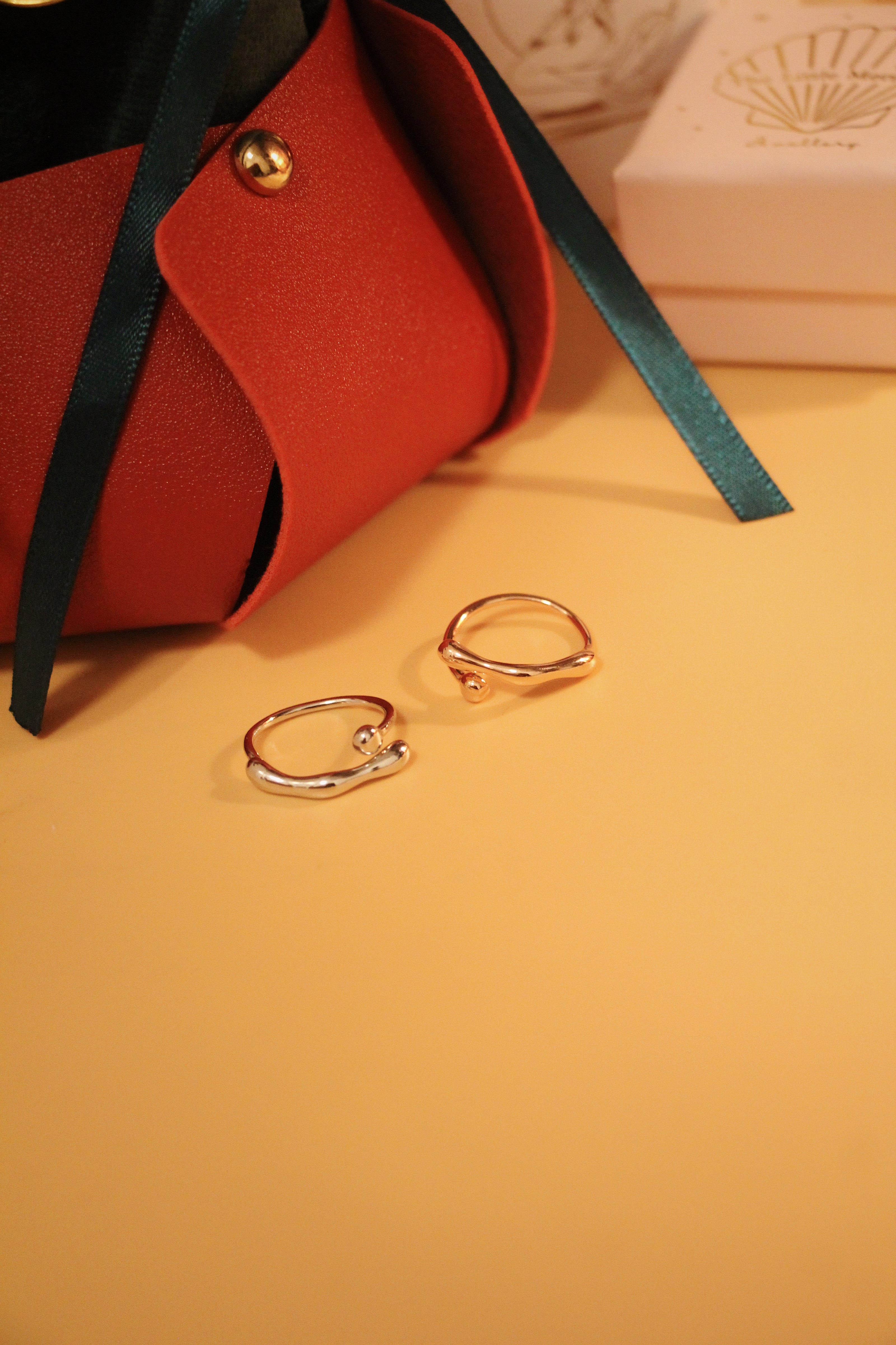 Heavy Wave Ring Silver