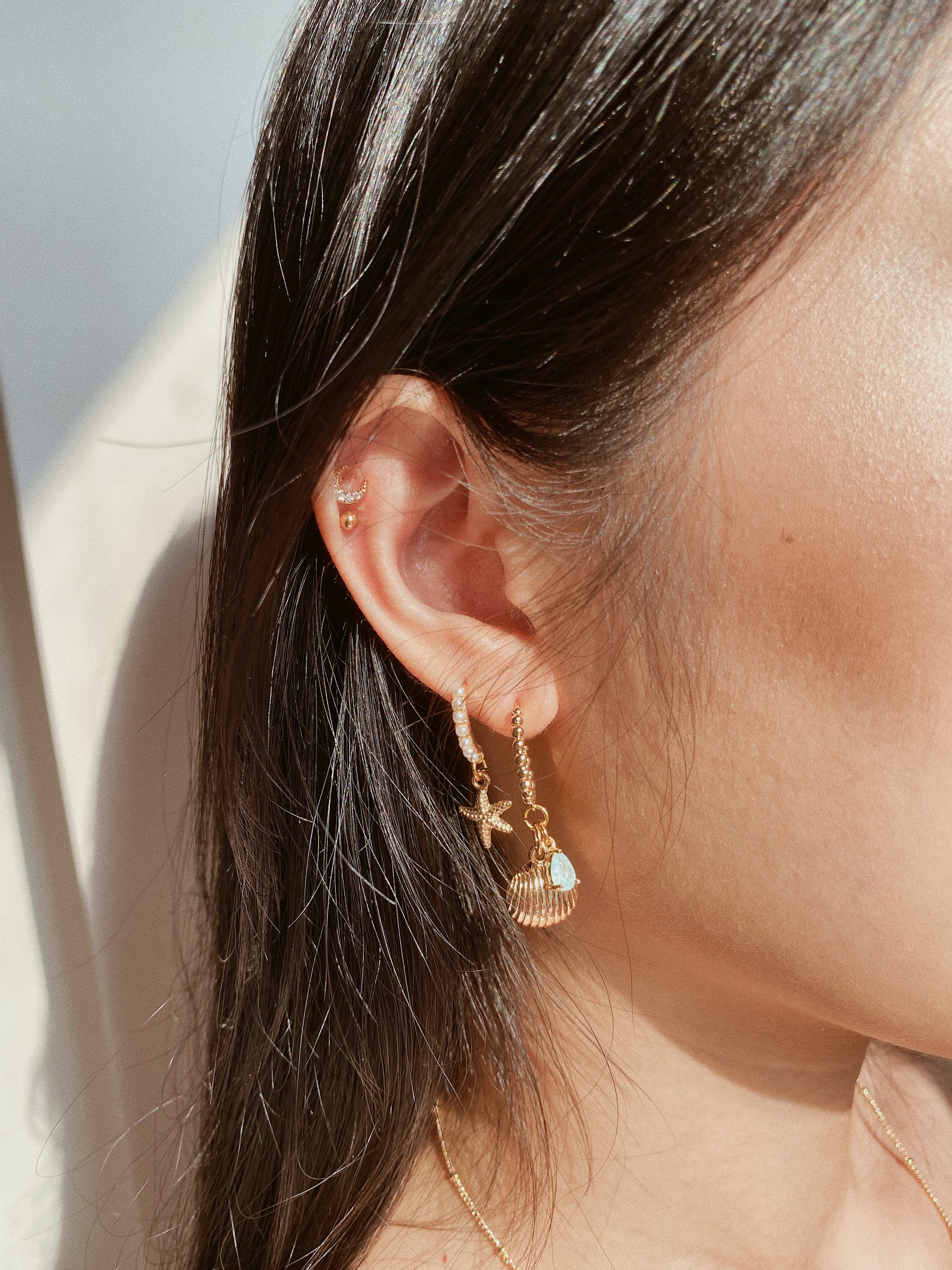 Ocean Aesthetic Starfish Earring