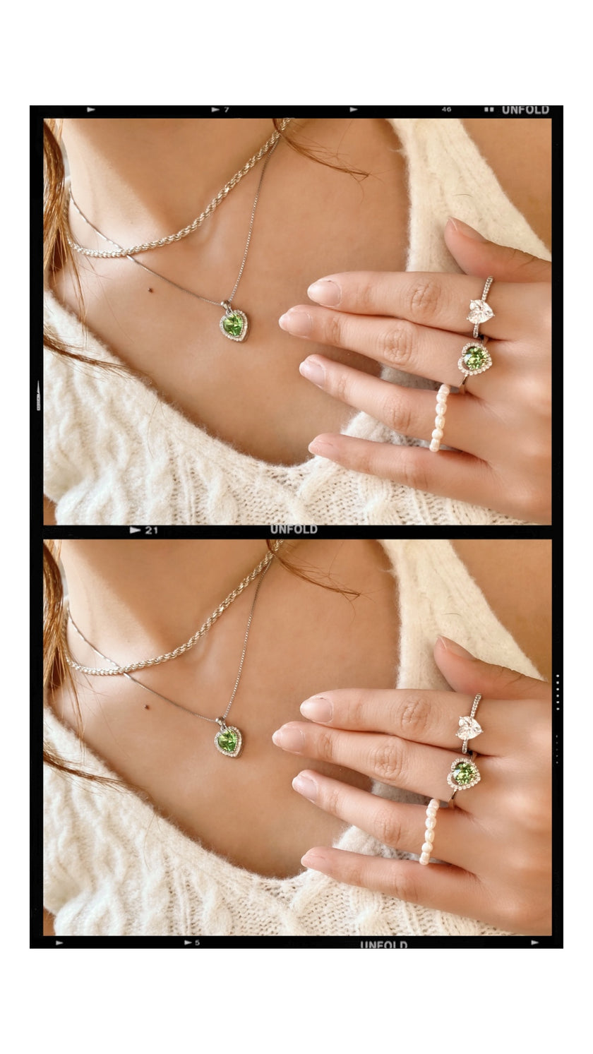 Elevated Heart Ring