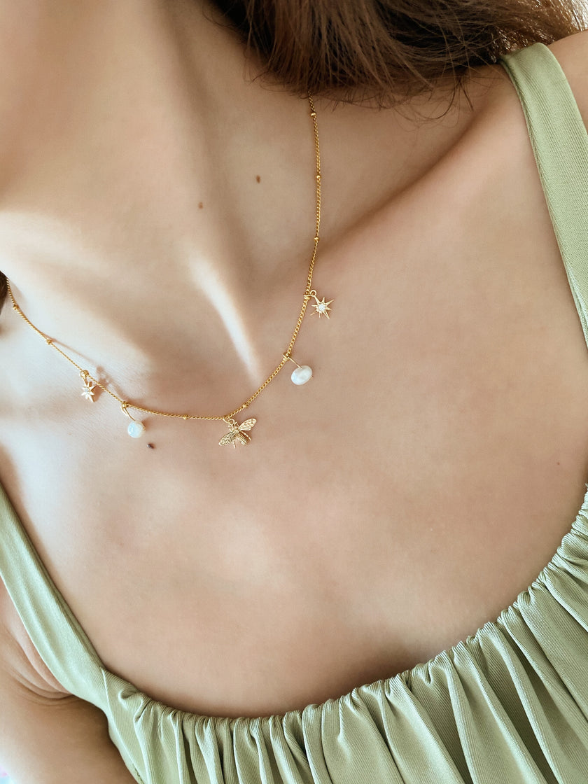 Honey Bee Necklace