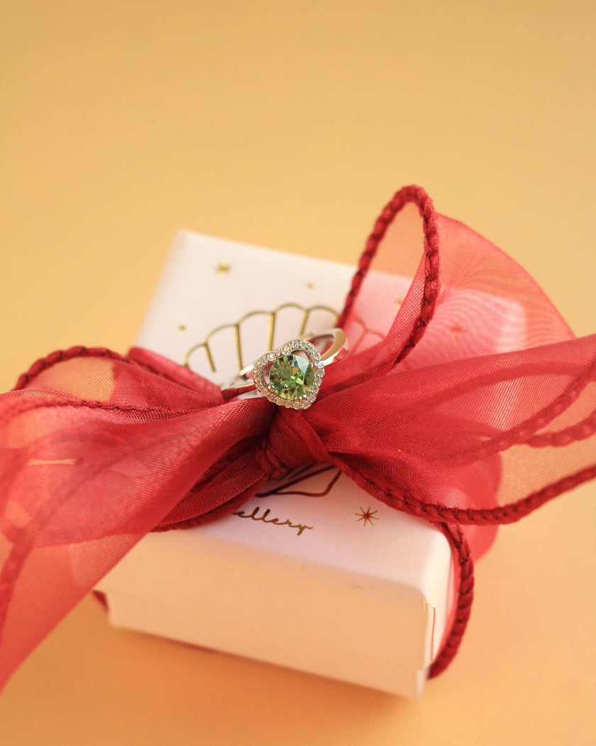 Elevated Heart Ring
