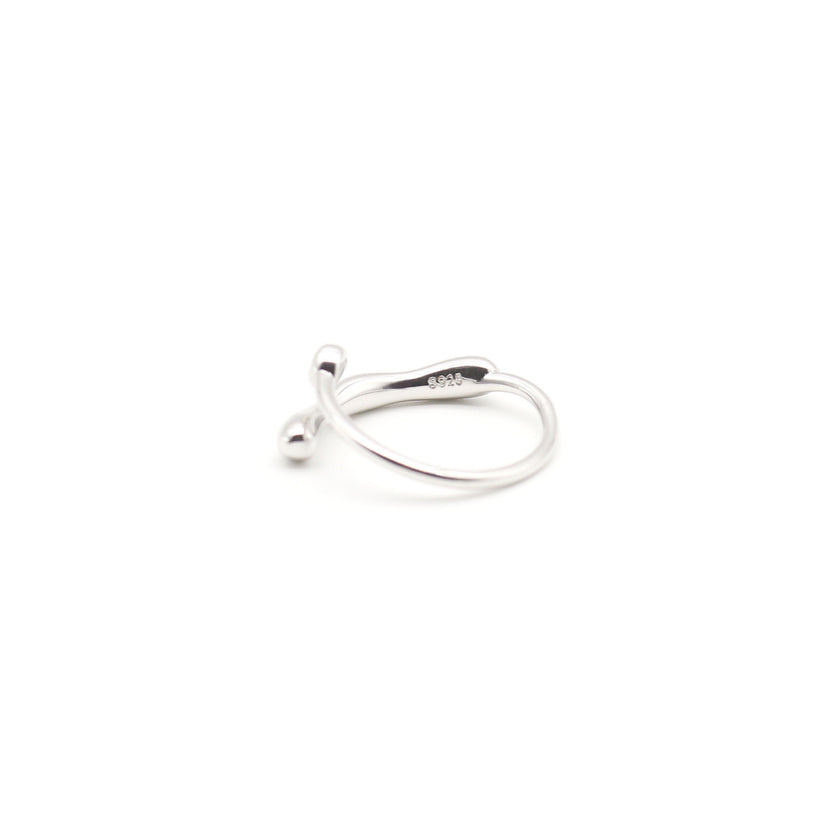 Heavy Wave Ring Silver