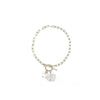 Crystal Initial Chain Bracelet