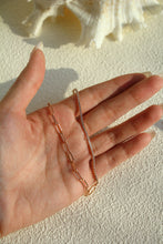 將圖片載入圖庫檢視器 Treasure Trove Sparking Tennis Chain Necklace Rose Gold
