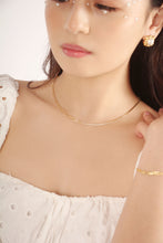 將圖片載入圖庫檢視器 Treasure Trove Sparking Tennis Chain Necklace Rose Gold
