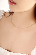 Load image into Gallery viewer, Treasure Trove Sparking Tennis Chain Necklace Rose Gold
