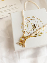 將圖片載入圖庫檢視器 Initial Love Lock Pearl Chocker
