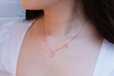 LIMITED EDITION- Crescent Moon Necklace Rose Gold
