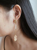 Lava Pearl Drop Earrings