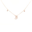 LIMITED EDITION- Crescent Moon Necklace Rose Gold