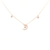 LIMITED EDITION- Crescent Moon Necklace Rose Gold