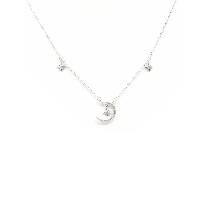 LIMITED EDITION: Crescent Moon Necklace Silver