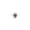 LIMITED EDITION:  Blue Oval CZ Stone Ring